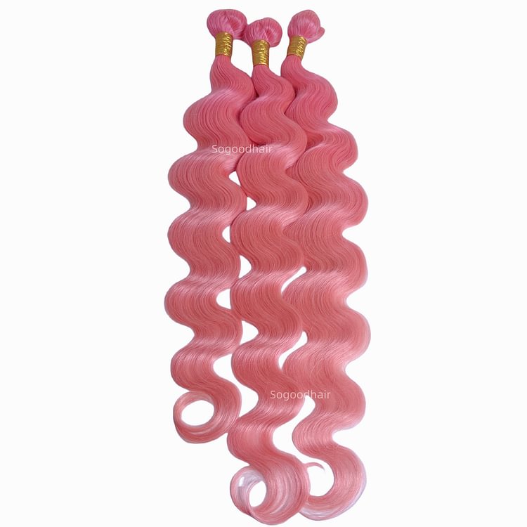 Light Pink Virgin Human Hair Bundle