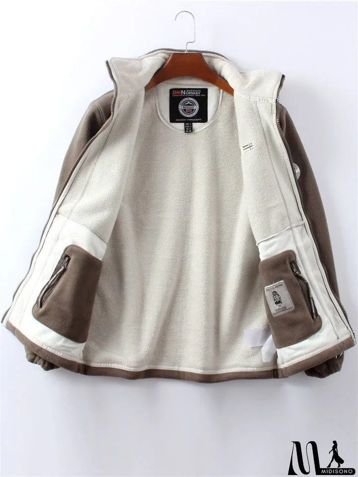 MidiSono - Men's Cozy Double-Sided Plush Winter Thermal Coat