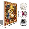 Xmas New Born Framed Special Shape Diamond Painting Kit 25x25cm