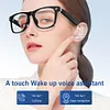 Smart Glasses AI Voice Assistant BT Audio Glasses with Open Ear Speaker Hands-Free Calls & Built-in Microphone for Men & Woman