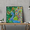 Peafowl-Luminous Crystal Rhinestone Diamond Painting