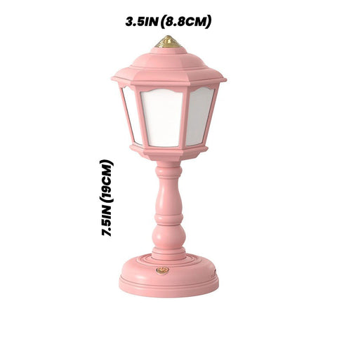 pastel retro aesthetic mini table lamp night light roomtery