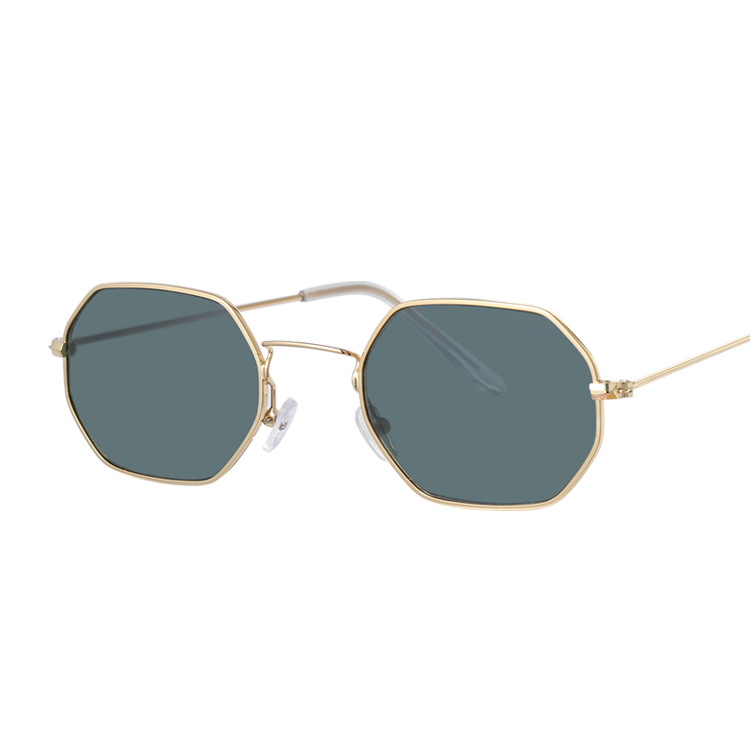 Hexagon Yellow Sunglasses Woman Retro Brand Designer Classic Sun Glasses For WomanLuxury Ladies Sunglasses Mirror Female Oculos
