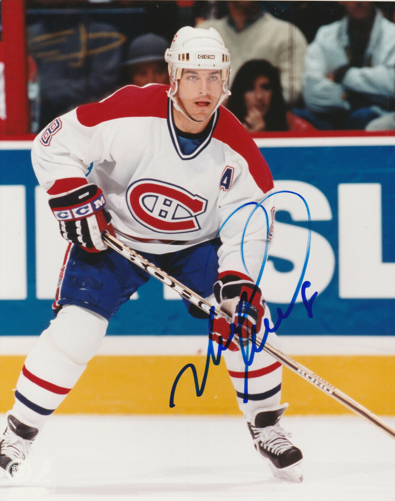 MARK RECCHI SIGNED MONTREAL CANADIENS 8x10 Photo Poster painting! Autograph