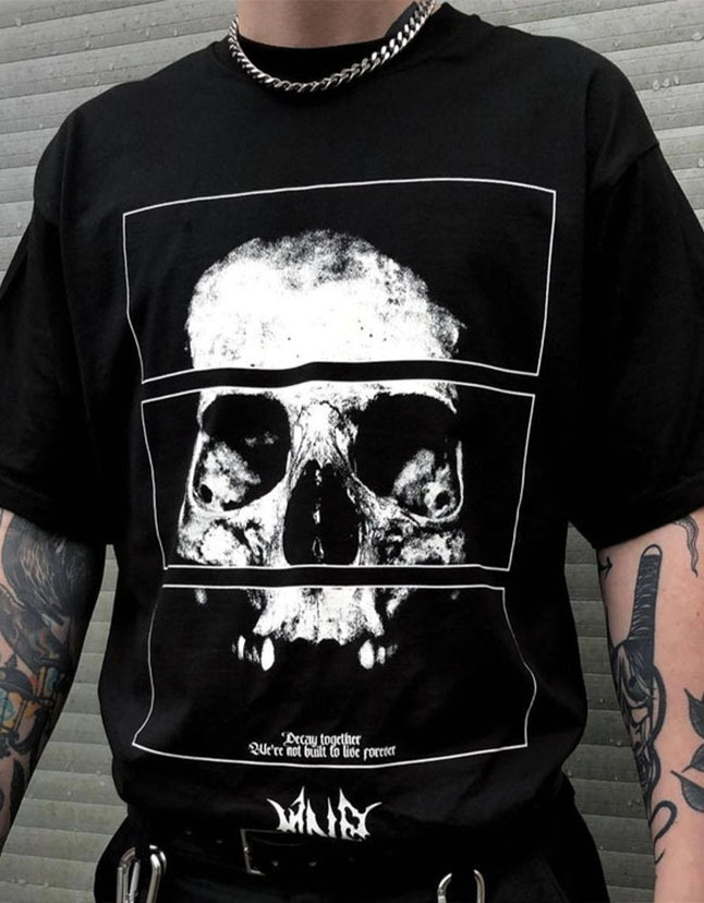 Darkness Hip Hop Skull Shirt / TECHWEAR CLUB / Techwear