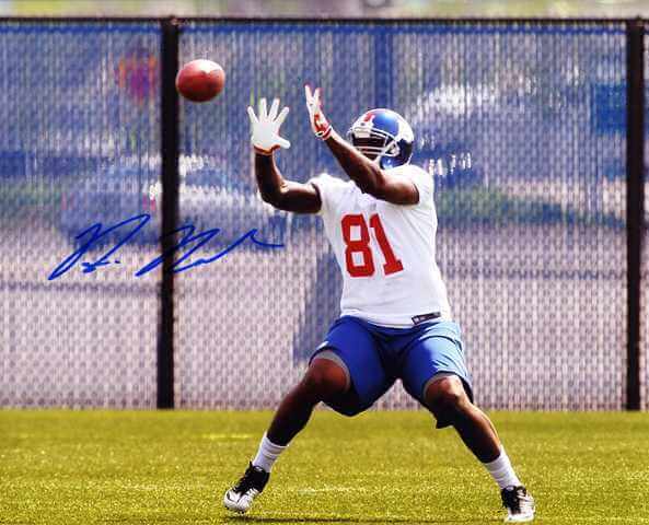 Adrian Robinson NY Giants Cincinnati Autographed Signed 8x10 Photo Poster painting CFS