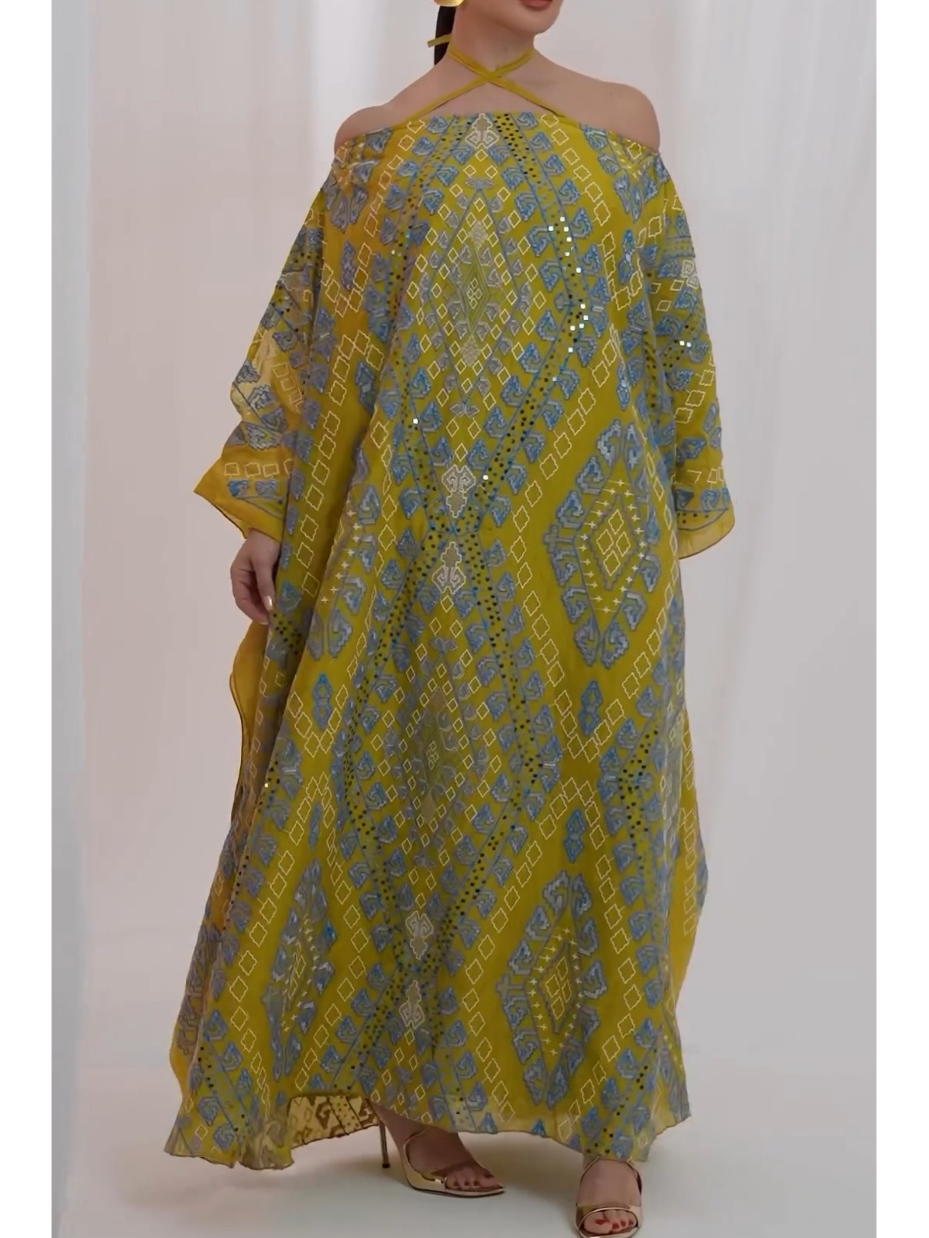 Retro Loose Dress with Elegant Cross-strap Design | Oxredo Shop Ramadan Sale
