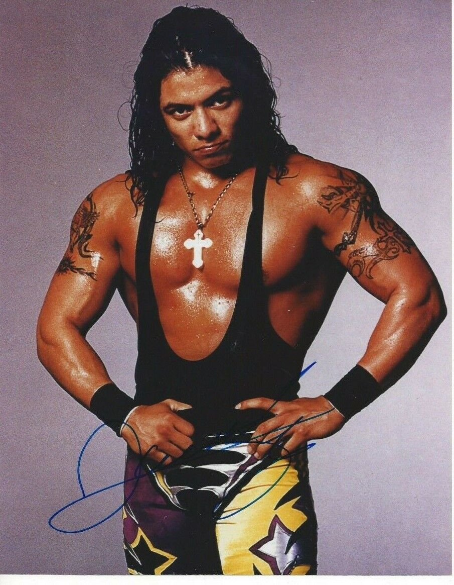 Juventud Guerrera Autographed 8x10 WWE WWF TNA WCWB705