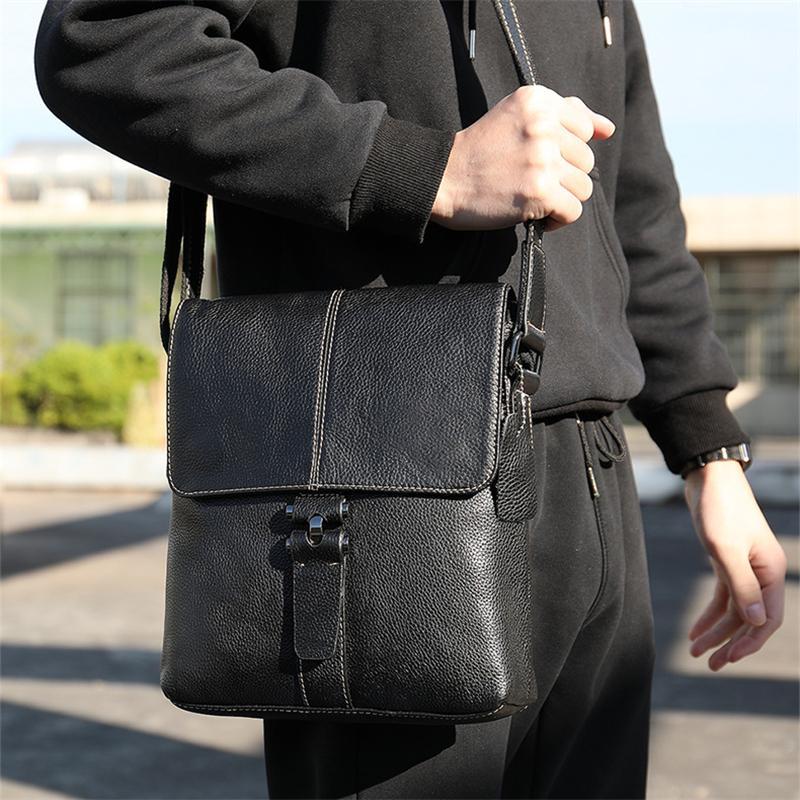 Mens Vintage Business Casual Crossbody Bags