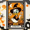 40x60cm halloween canard 5d bricolage plein exercice rond diamant peinture kit décoration intérieure