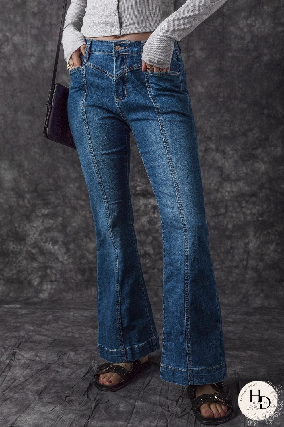 Vintage Inspired Flared Jeans