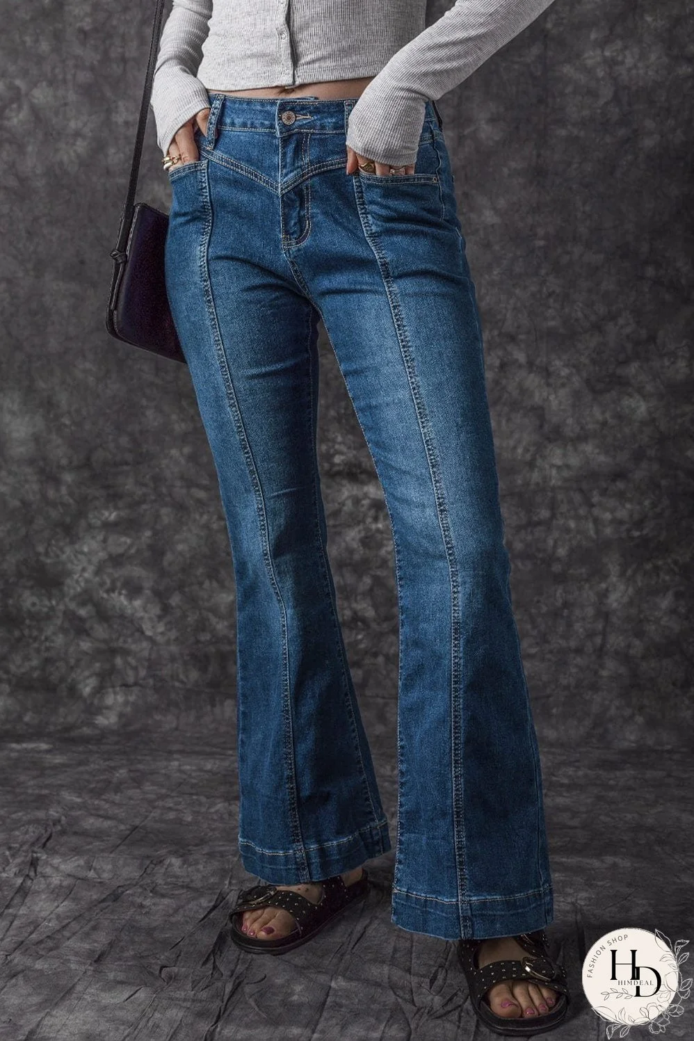 Vintage Inspired Flared Jeans