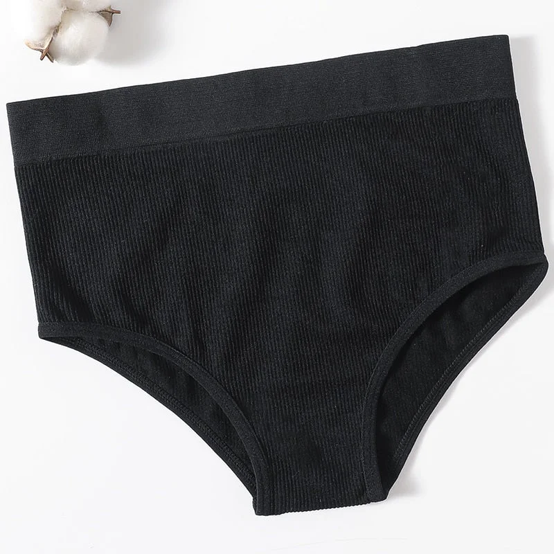 Women High Waist Panties Briefs Seamless Female Underpants Shaperwear Underwear Sexy Lingerie Tummy Control Comfort Pantys