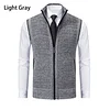 💥2025 New Arrivals!Men's Solid Color Vest Jacket, Men's Casual Stand-up Collar Sleeveless Knitwear
