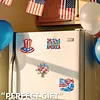 4pcs America 250th Anniversary DIY Diamond Art Magnets Kit Diamond Art Refrigerator Magnet Rhinestones Refrigerator Magnetic Sticker for Adult Beginners DIY Home Office Decor (05)