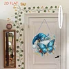 Diamond Painting Acrylic Christmas Butterfly Window Hanging Pendant for Home Decor