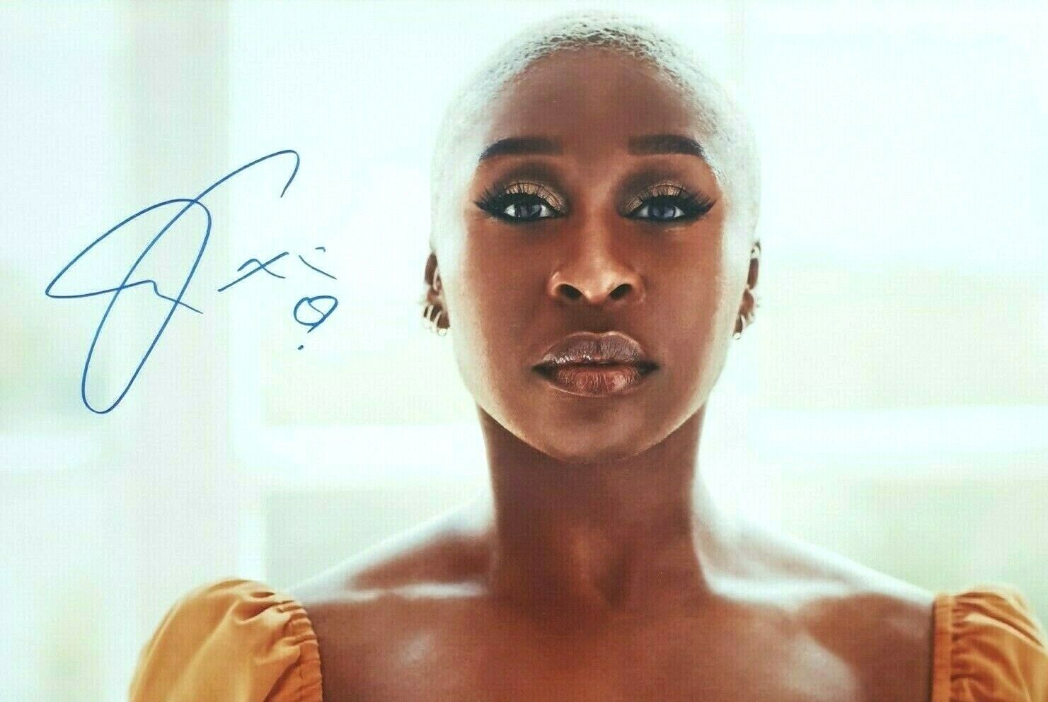 CYNTHIA ERIVO In-Person Signed Autographed Photo Poster painting RACC COA Widows Color Purple