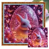 Eggs And Bunny-11CT Stamped Cross Stitch 40*40cm/15.75*15.75in