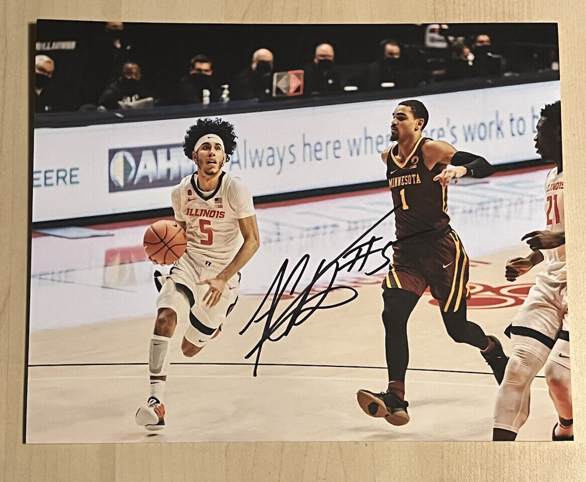 ANDRE CURBELO HAND SIGNED 8x10 Photo Poster painting ILLINOIS FIGHTING ILLINI AUTOGRAPHED COA