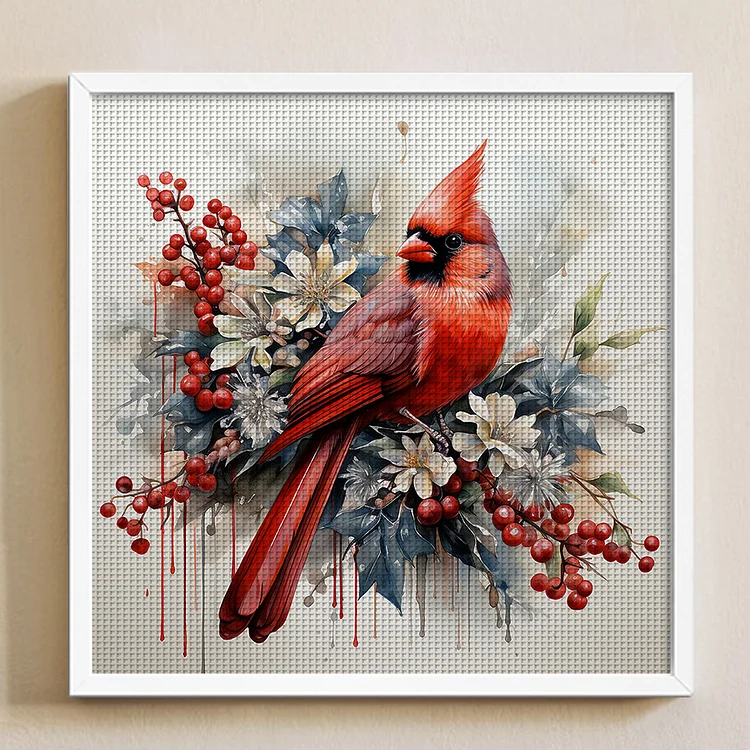 11CT Full Stamped Cross Stitch Kit - Cardinals (40*40CM) gift Embroidery  Stamped Counted Cross Stitch Kit for Kids Adults Beginners, Needlework Cross  Stitch Kits, Art Craft Handy Sewing Set Cross Stitch Starter