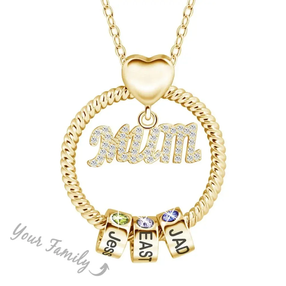 💝Custom Family Love Necklace For Mom-50% Off Mother's Day Sale