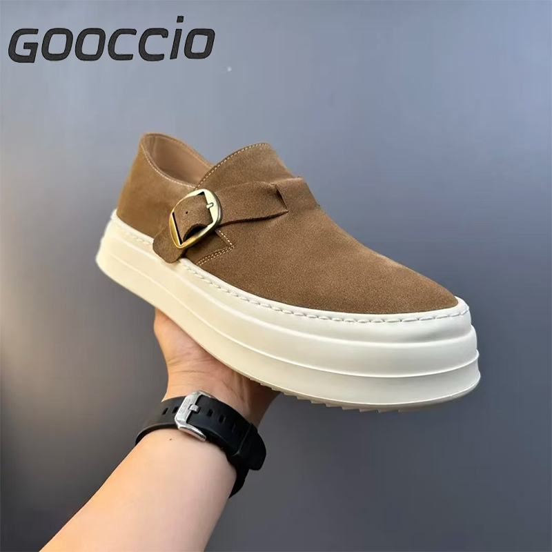BC195 Cowhide Casual Shoes For Men GOOCCIO   
