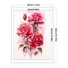 Red Rose-11CT Stamped Cross Stitch 30*40cm/11.81*15.75in