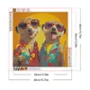 Diamond Painting -DIY Round Drill Meerkats(40x40cm)