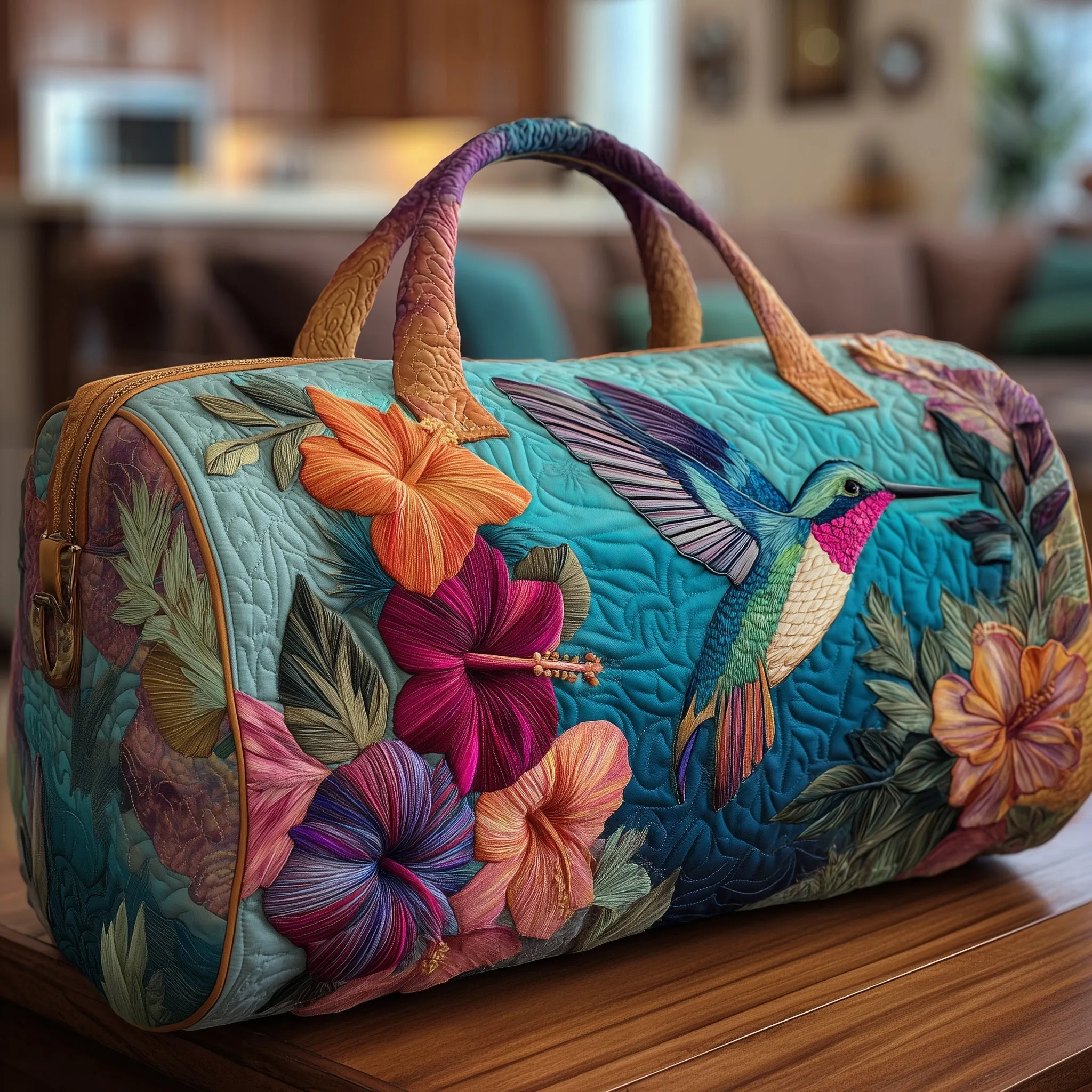 Hummingbird Quilted Duffle Bag GFTONT2180