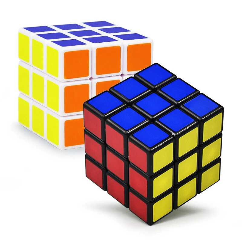 2 Pack 3x3 Magic Speed Cube - Anti Stress for Anti-Anxiety Adults Kids - Best Puzzle Toy Turns Quicker and More Precisely