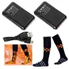 Electric Heated Socks Battery Heated Socks Skiing Sock for Skiing (2 Battery)