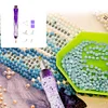 DIY Diamond Painting Stift Diamond Art Stift Diamond Painting Werkzeuge (8 Stück lila)