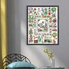 Mary'S Garden-14CT Stamped Cross Stitch 40*49cm/15.75*19.29in