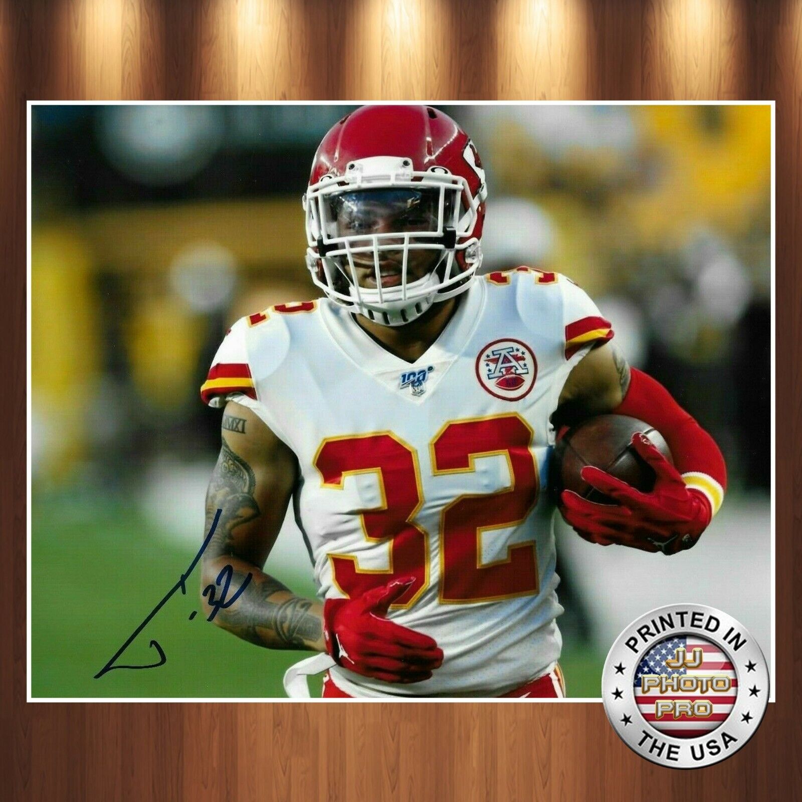 Tyrann Mathieu Autographed Signed 8x10 Photo Poster painting (Chiefs) REPRINT