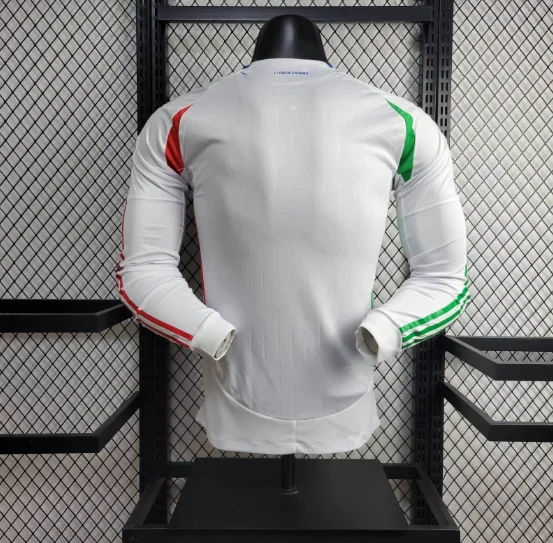 2024 Italy Away Long sleeve Player Version Football jersey Thai Quality