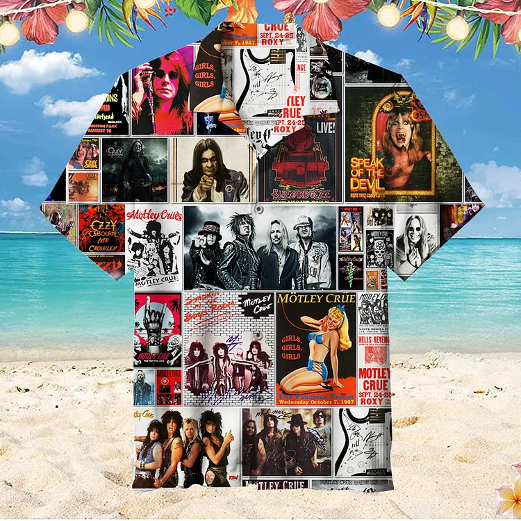 Mötley Crüe |Unisex Hawaiian Shirt