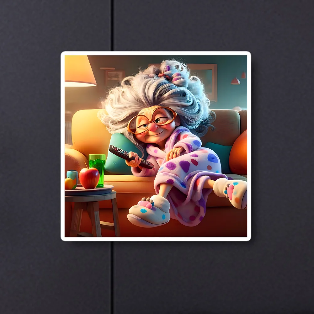 Diamond Painting - Full Round Drill - Grandma(Canvas|40*40cm)