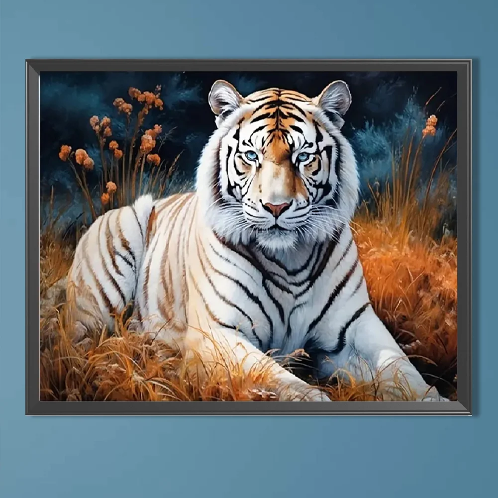 Diamond Painting - Full Round Drill - Tiger(Canvas|50*40cm)