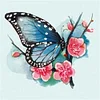 Diamond Painting -DIY Round Drill Butterfly Pattern