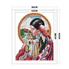 Indian Girl-14CT Stamped Cross Stitch Kit(36*42cm)