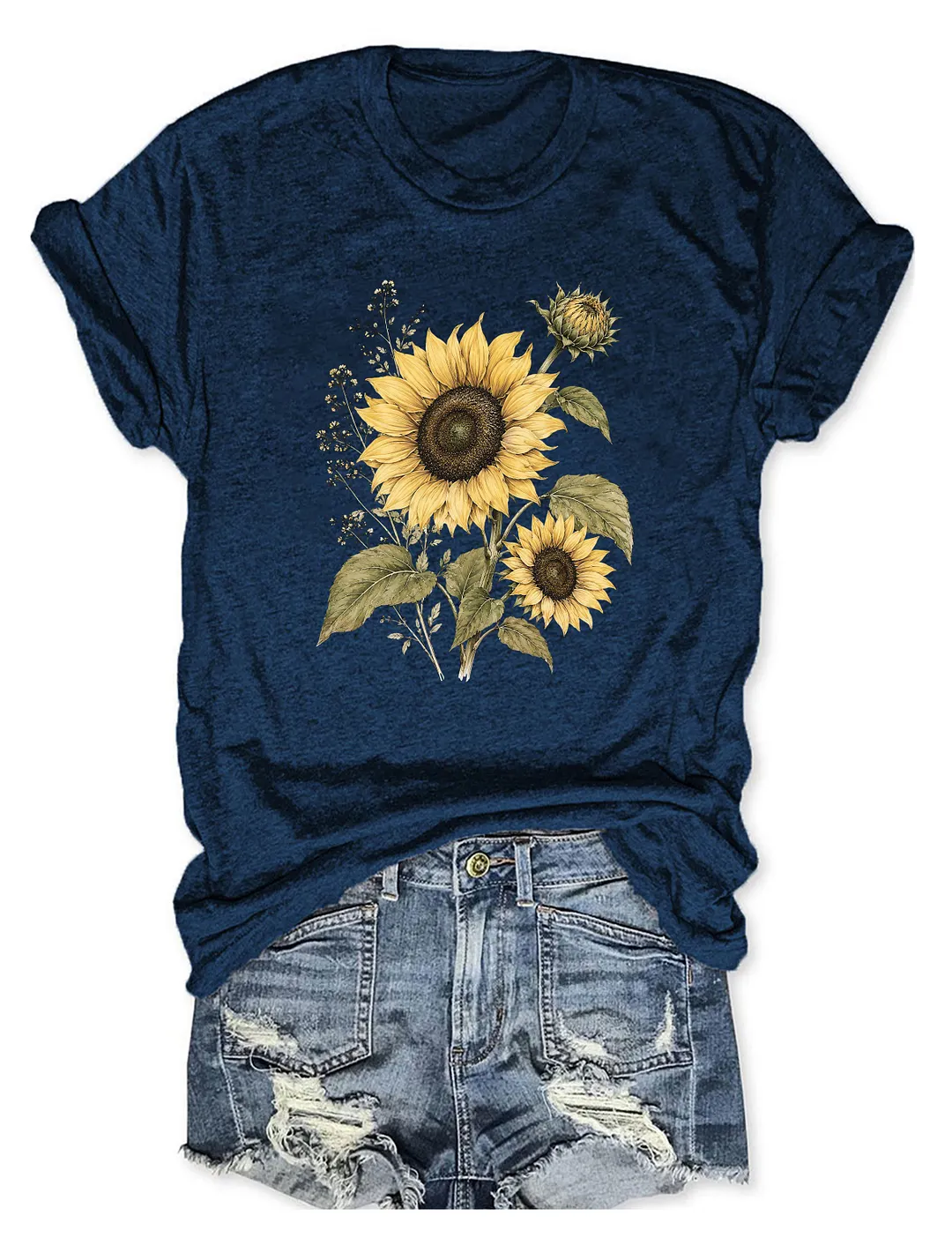 Sunflower Floral Lover T-shirt