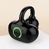 Bluetooth-Compatible Clip-On Sports Headphones Noise Reduction Single Ear Headphones Clip-On Open-Ear Earphones for Fitness Running Workout