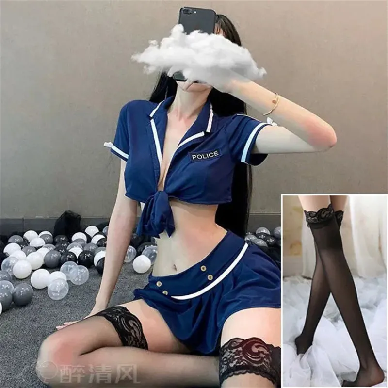 Churchf Sex Emotional Lingerie Female Super Tupling Passion Student Suit Uniform Seduction Open Pyjamas To Tease Maid Tout