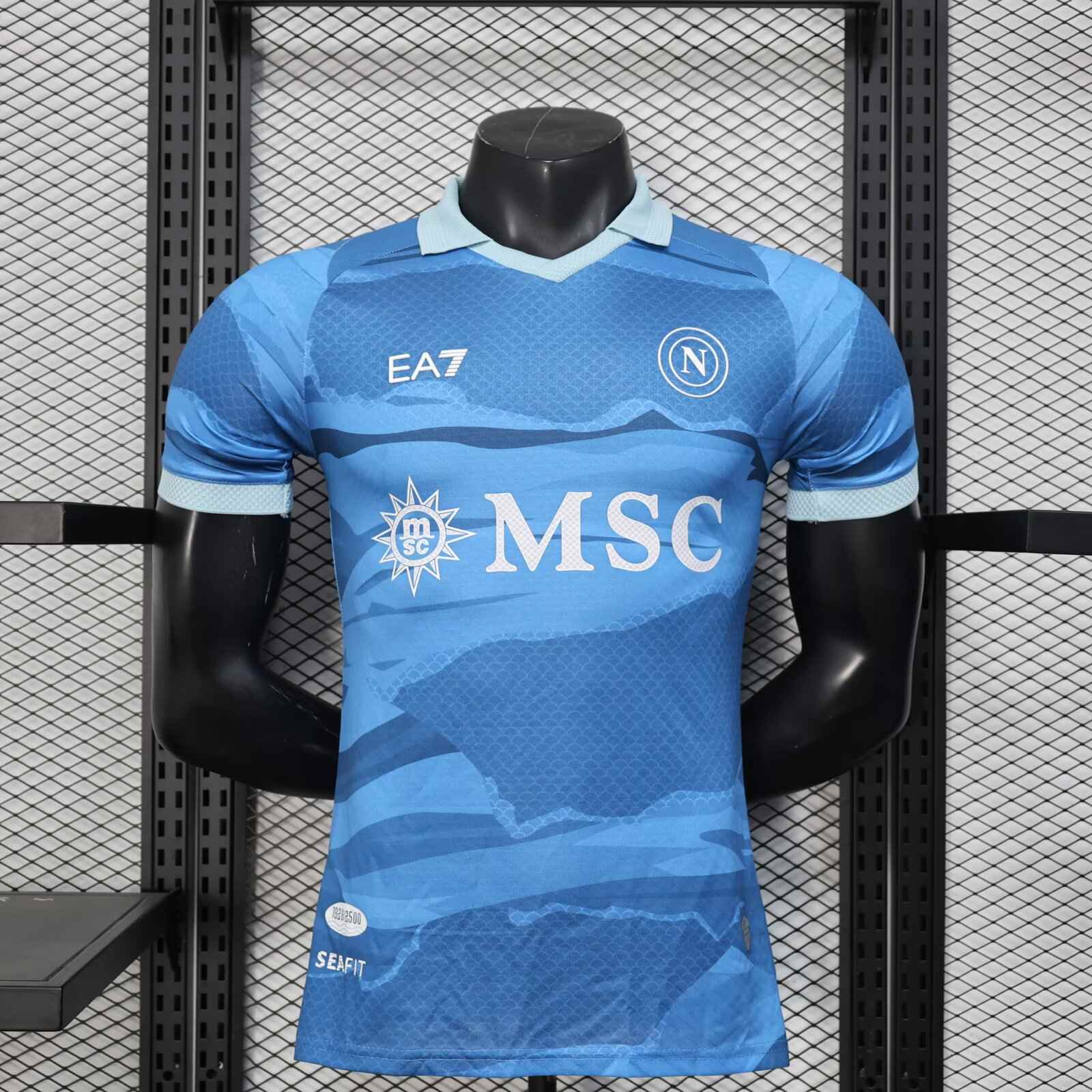 2025/2026 Player version Napoli Blue Football Jersey 1:1 Thai Quality（The player version jersey is a bit tight, please pay attention to the size selection）