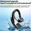 BT6.0 Wireless HD Sound Headphones with Ear Hook In-Ear Sports Headphones Type-C Charging Single Business Earplugs for Business Meeting Lecture