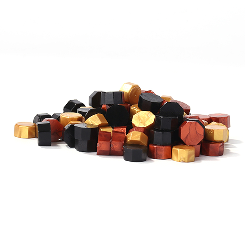 

100pcs Vintage Octagonal Sealing Wax Beads - Wax Seal Stamp, 501 Original