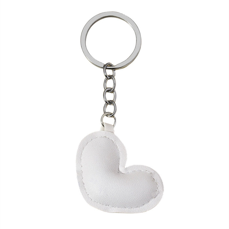 Classic Style Commute Heart Shape Pu Leather Valentine’S Day Unisex Bag Pendant Keychain