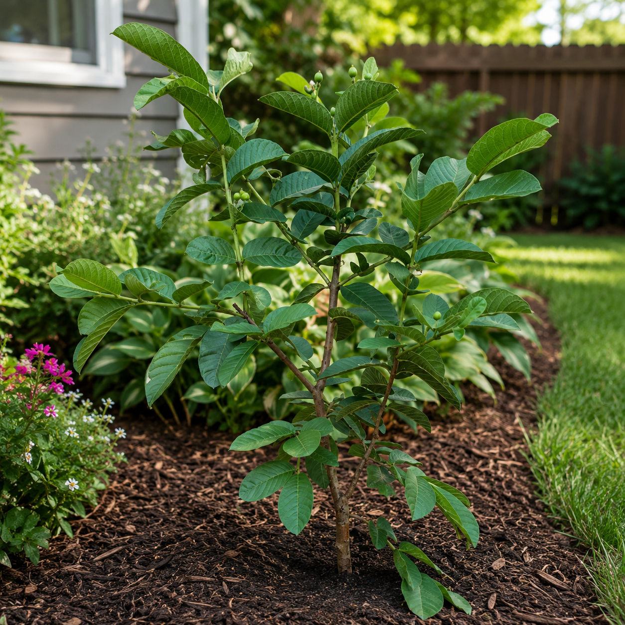 Live Pink Guava Tree Starter – Tropical Fruit Sapling
