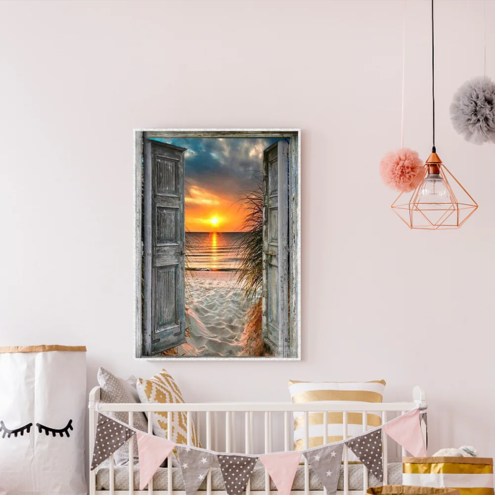 Diamond Painting - Full Round Drill - Sunrise Outside