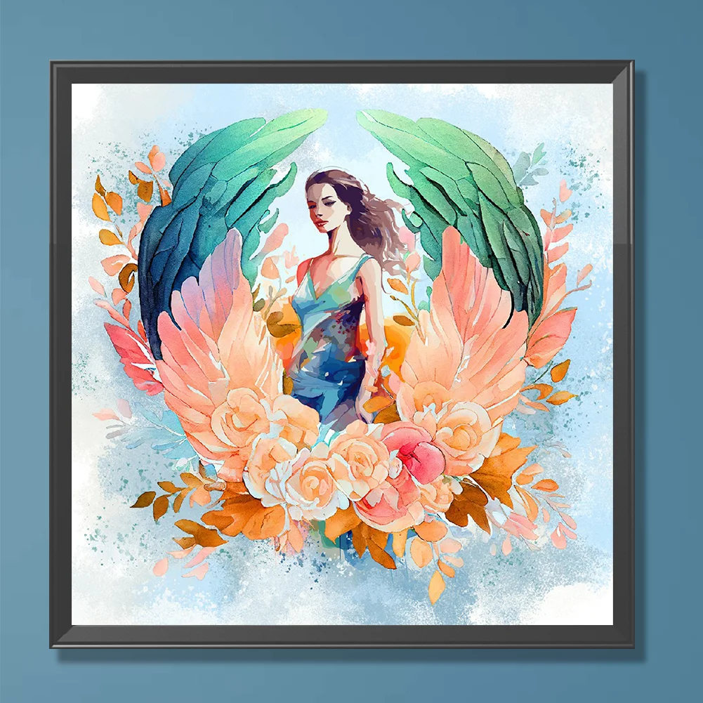Full Round Diamond Painting 30*30cm - Wing